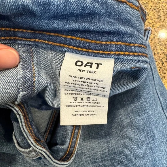 Wide-Leg Blue Denim Jeans - Picture 3 of 7